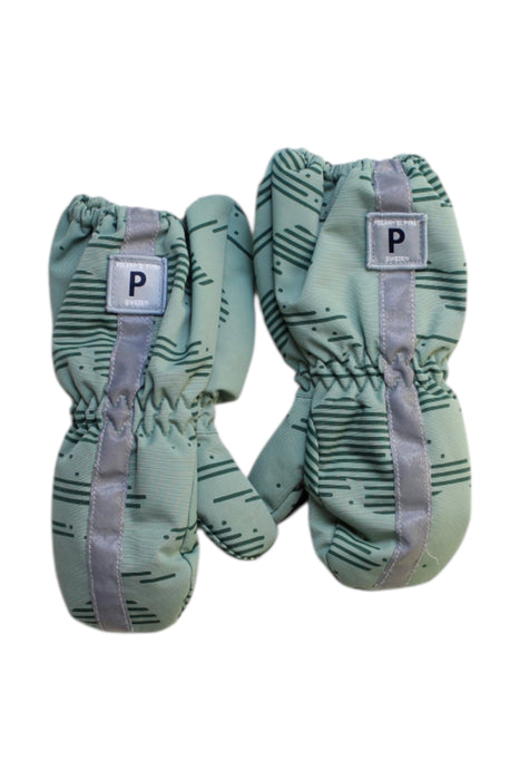 A Green Gloves & Mittens from Polarn O. Pyret in size 6-12M for boy. (Front View)