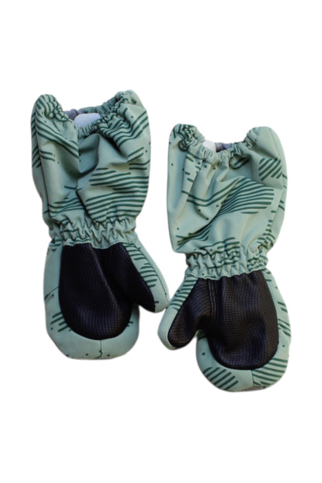 A Green Gloves & Mittens from Polarn O. Pyret in size 6-12M for boy. (Back View)