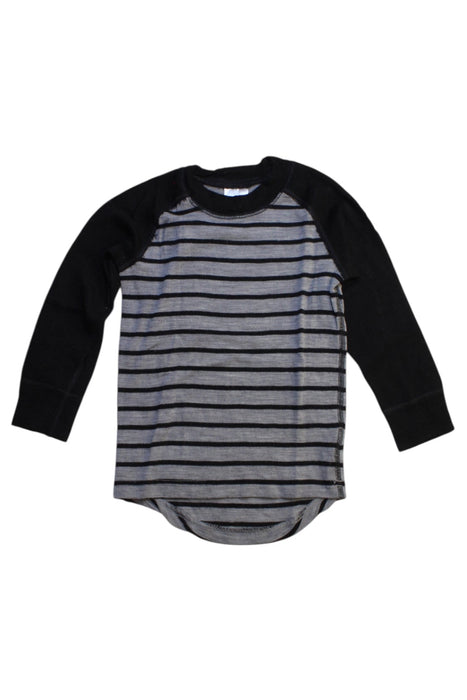 A Black Long Sleeve T Shirts from Polarn O. Pyret in size 2T for neutral. (Front View)
