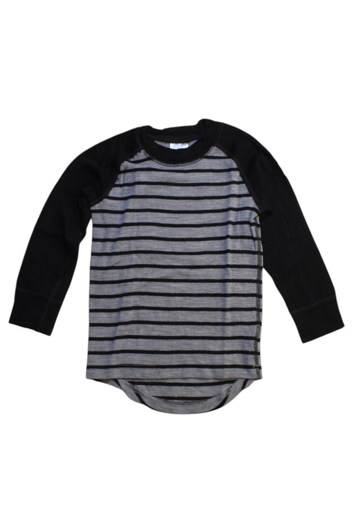 A Black Long Sleeve T Shirts from Polarn O. Pyret in size 2T for neutral. (Front View)