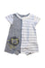 A Multicolour Short Sleeve Rompers from Absorba in size 0-3M for girl. (Front View)