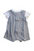 A Multicolour Short Sleeve Rompers from Absorba in size 0-3M for girl. (Back View)