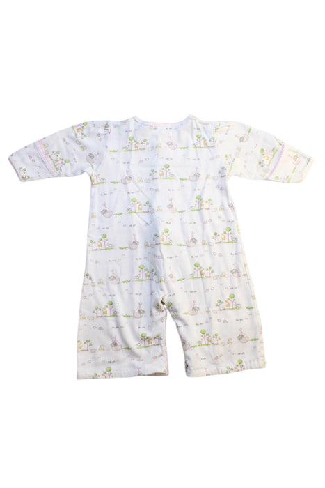 A White Onesies from Kissy Kissy in size Newborn for girl. (Back View)