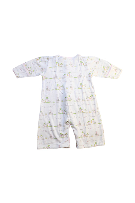 A White Onesies from Kissy Kissy in size Newborn for girl. (Back View)