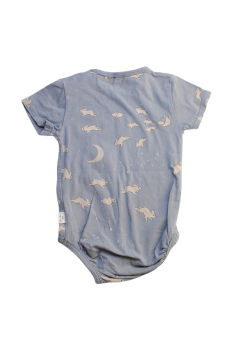 A Blue Short Sleeve Bodysuits from Konges Sløjd in size 6-12M for girl. (Back View)