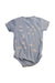 A Blue Short Sleeve Bodysuits from Konges Sløjd in size 6-12M for girl. (Back View)