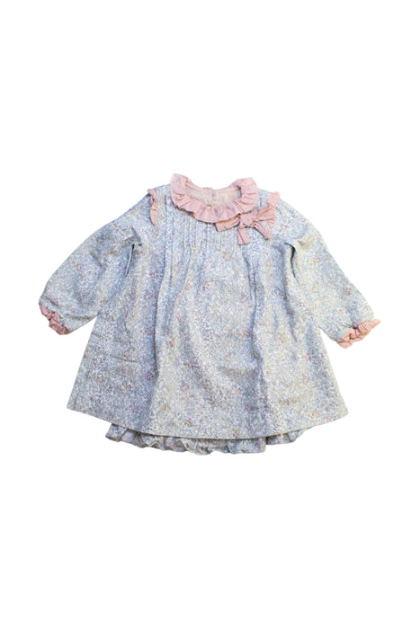 A Multicolour Long Sleeve Dresses from Nanos in size 18-24M for girl. (Front View)