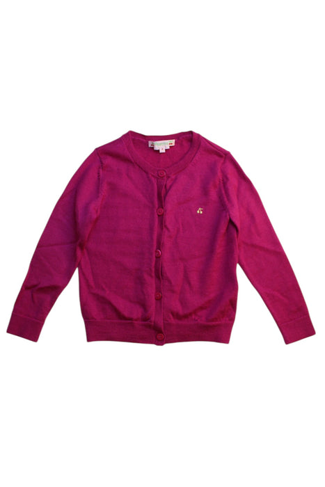 A Pink Cardigans from Bonpoint in size 4T for girl. (Front View)