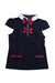 A Navy Short Sleeve Tops from Nicholas & Bears in size 6T for girl. (Front View)