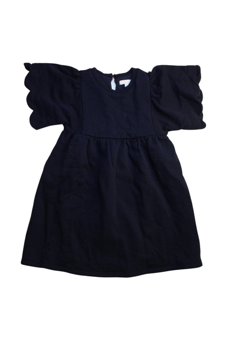A Black Long Sleeve Dresses from Chloe in size 6T for girl. (Front View)