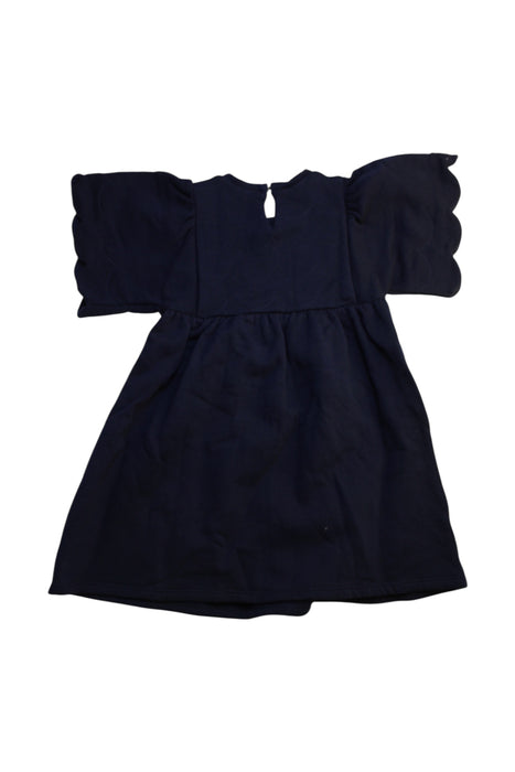A Black Long Sleeve Dresses from Chloe in size 6T for girl. (Back View)