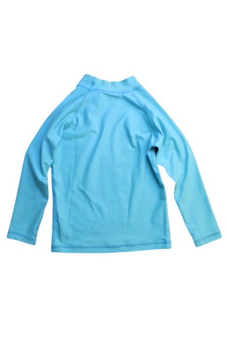 A Blue Rash Guards from Charlie Banana in size 3T for boy. (Back View)