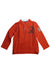 A Orange Long Sleeve Polos from Shanghai Tang in size 2T for boy. (Front View)