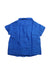 A Blue Short Sleeve Shirts from Petit Bateau in size 3T for boy. (Back View)