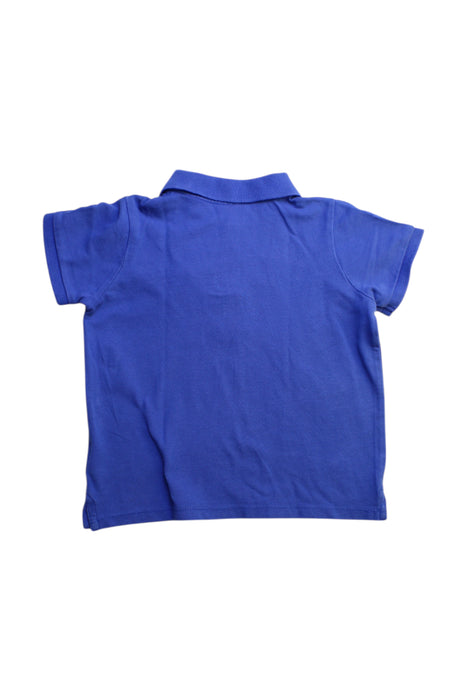 A Blue Short Sleeve Polos from Seed in size 3T for boy. (Back View)