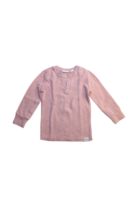 A Pink Long Sleeve Tops from Country Road in size 3T for boy. (Front View)