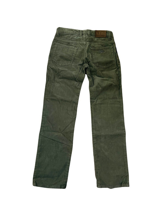 A Green Casual Pants from Armani in size 7Y for boy. (Back View)