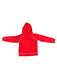A Red Hooded Sweatshirts from Armani in size 5T for boy. (Back View)