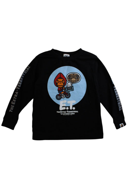 A Black Crewneck Sweatshirts from BAPE KIDS in size 4T for neutral. (Front View)
