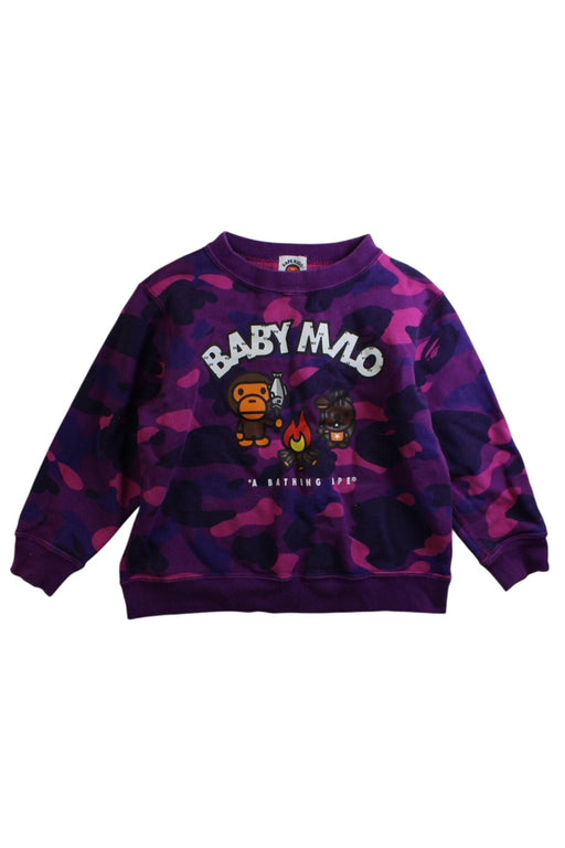 A Multicolour Crewneck Sweatshirts from BAPE KIDS in size 4T for neutral. (Front View)