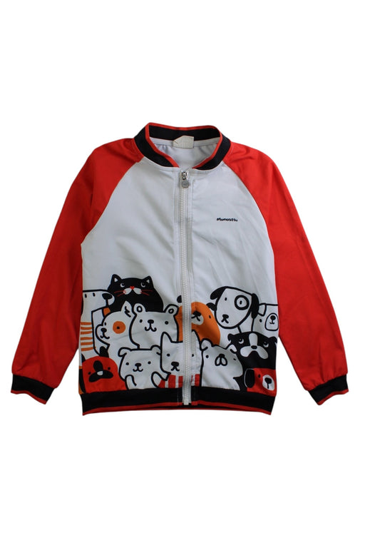 A Multicolour Lightweight Jackets from Momonittu in size 6T for neutral. (Front View)