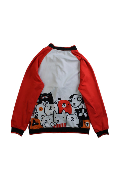 A Multicolour Lightweight Jackets from Momonittu in size 6T for neutral. (Back View)