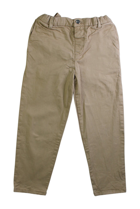 A Beige Casual Pants from Jacadi in size 5T for boy. (Front View)