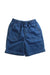 A Blue Shorts from Petit Bateau in size 5T for boy. (Front View)