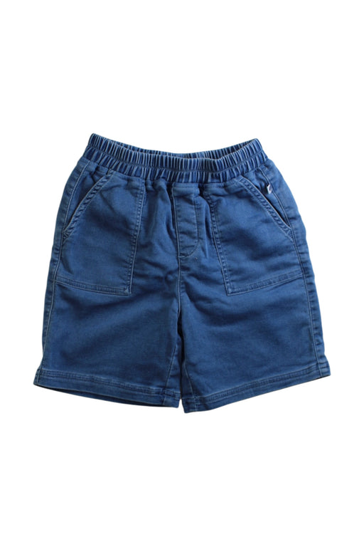 A Blue Shorts from Petit Bateau in size 5T for boy. (Front View)