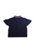 A Navy Short Sleeve Polos from Burberry in size 6T for girl. (Back View)
