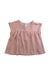 A Pink Sleeveless Tops from Petit Bateau in size 2T for girl. (Front View)