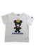A White Short Sleeve T Shirts from Miki House in size 18-24M for boy. (Front View)