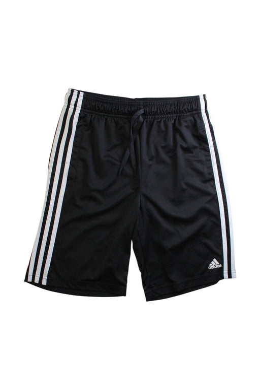 A Black Active Shorts from Adidas in size 13Y for neutral. (Front View)