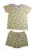 A Yellow Pyjama Sets from Peter Alexander in size 6T for girl. (Front View)