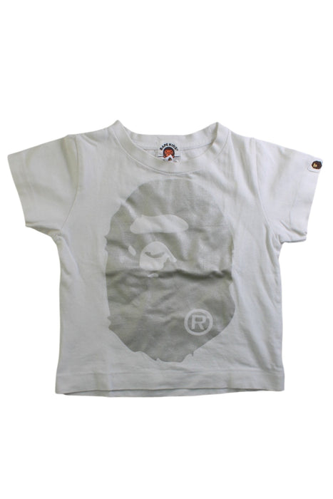 A White Short Sleeve T Shirts from BAPE KIDS in size 18-24M for neutral. (Front View)