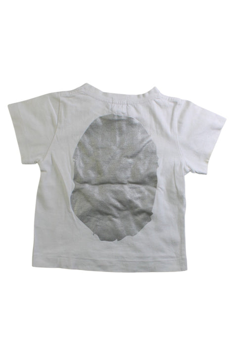 A White Short Sleeve T Shirts from BAPE KIDS in size 18-24M for neutral. (Back View)