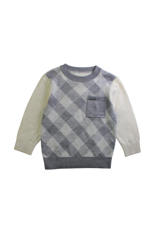 A Grey Knit Sweaters from Nicholas & Bears in size 5T for boy. (Front View)