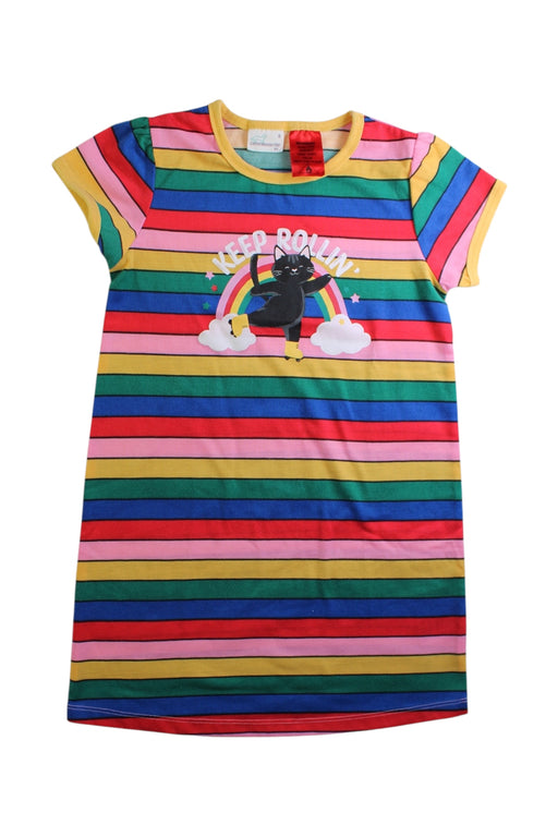 A Multicolour Short Sleeve Dresses from Peter Alexander in size 6T for girl. (Front View)