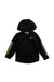 A Black Lightweight Jackets from Adidas in size 2T for boy. (Front View)