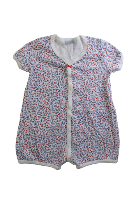 A Multicolour Short Sleeve Rompers from Petit Bateau in size 6-12M for girl. (Front View)