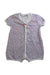 A Multicolour Short Sleeve Rompers from Petit Bateau in size 6-12M for girl. (Front View)