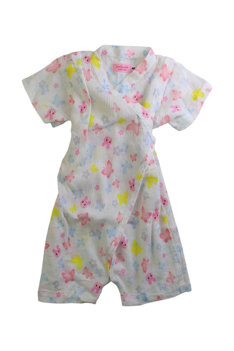A Multicolour Short Sleeve Jumpsuits from Hot Biscuits Mikihouse in size 18-24M for girl. (Front View)
