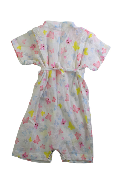 A Multicolour Short Sleeve Jumpsuits from Hot Biscuits Mikihouse in size 18-24M for girl. (Back View)