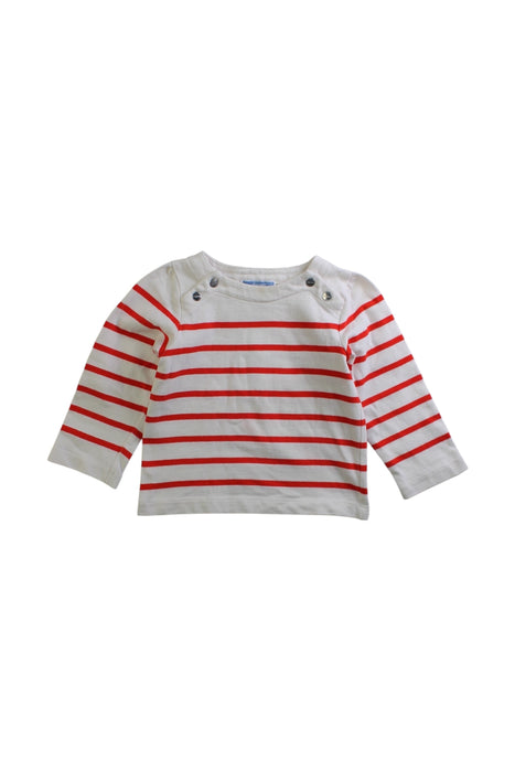 A Red Long Sleeve Tops from Jacadi in size 12-18M for neutral. (Front View)