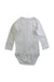 A White Long Sleeve Bodysuits from Petit Bateau in size 12-18M for girl. (Back View)
