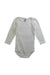A White Long Sleeve Bodysuits from Petit Bateau in size 12-18M for neutral. (Front View)