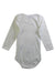 A White Long Sleeve Bodysuits from Petit Bateau in size 12-18M for neutral. (Back View)