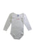A White Long Sleeve Bodysuits from Petit Bateau in size 2T for girl. (Front View)