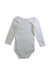 A White Long Sleeve Bodysuits from Petit Bateau in size 2T for girl. (Back View)