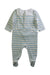 A Blue Onesies from Cyrillus in size 0-3M for boy. (Back View)